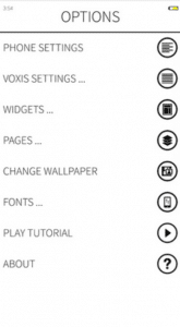 voxis options