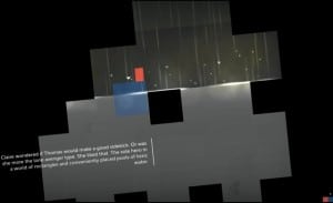 'Thomas Was Alone' - not exactly cutting edge graphics, but has an awesome design and personality that makes it really stand out.