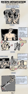 workout comic biceps
