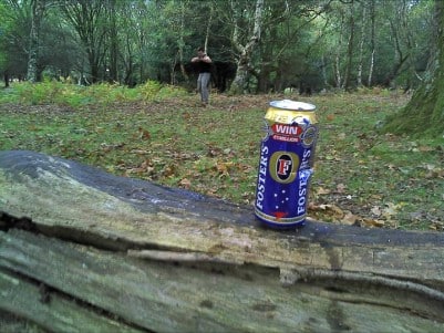 Just symbolically shooting some beer with a crossbow. As you do...