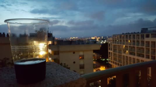 The view from Salou
