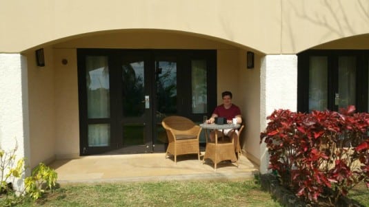 Working on my up-coming book while on honeymoon in Mauritius. This isn't work to me!