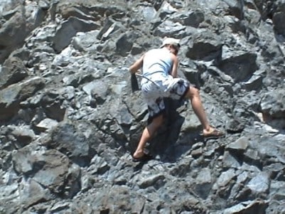 rock-climbing
