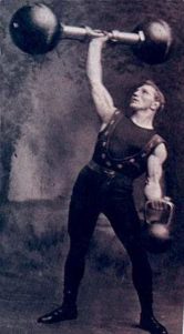 old time strongmen tendons
