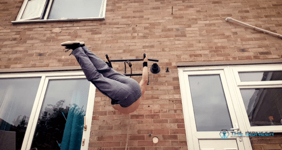 Obliques Hanging Leg Twists