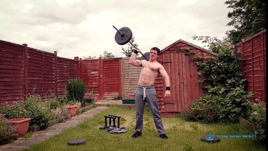 One arm press oblique strength