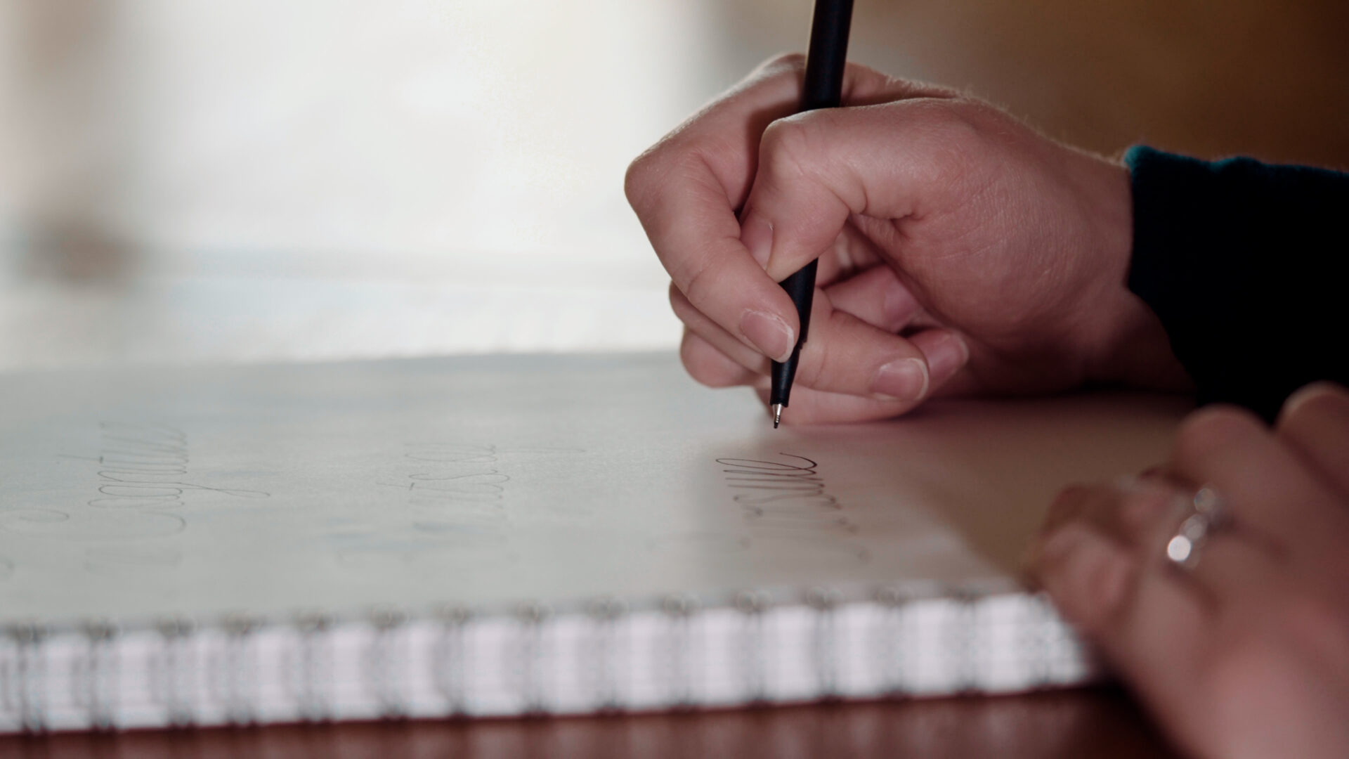 Practice cursive