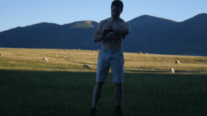 Running outdoors