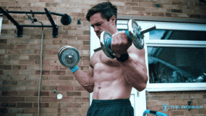 Bicep curl range of motion