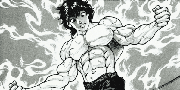 Baki muscular physique