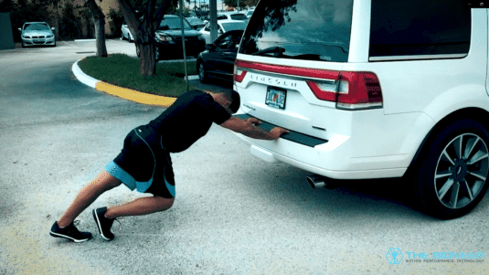 Car push Gilbert Burns IHP