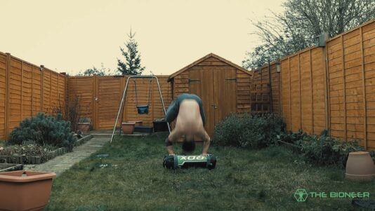 Handspring of a sandbag