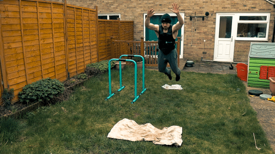 Broad Jump for Parkour Workout
