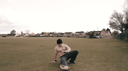 Kickthrough Burpee