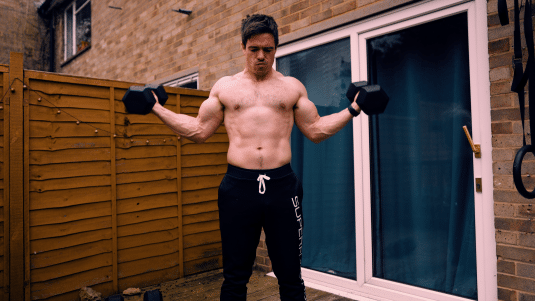Circular Curls Bicep Curl Variation