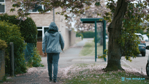 Walking Down Path