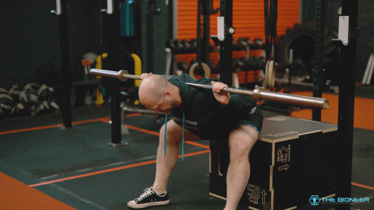Seated good morning tendon training