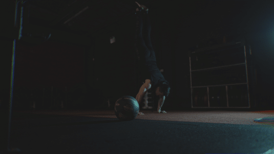 Handstands in the dark