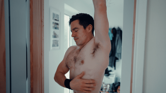 Doorway stretch for shoulder mobility